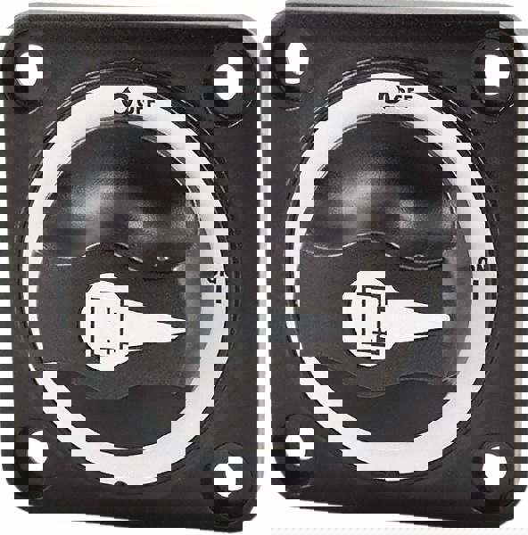 Automotive Switches; Switch Type: Battery Cut-Off Switch ; Sequence: Off-On ; Amperage: 300 A ; Voltage: 48 V dc